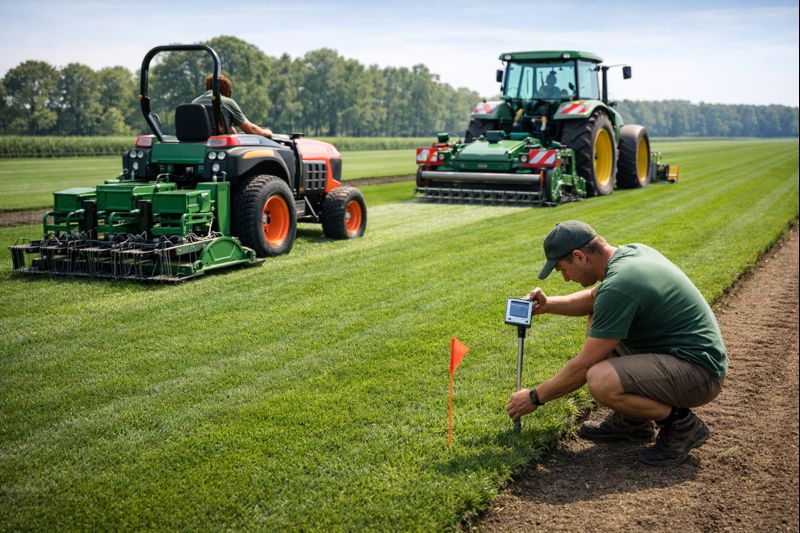 ocenianie plantacji trawy czy można zacząć wycinkę darni