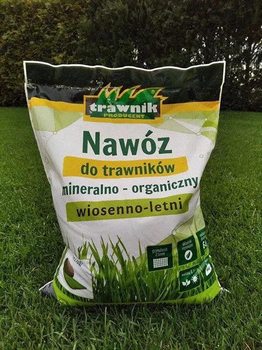 Nawóz do trawy 5 kg mineralno-organiczny wiosenno-letni